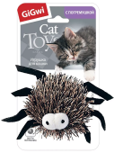 GiGwi Игрушка для кошек Паучок с кошачьей мятой и погремушкой 6 см, серия CATCH & SCRATCH