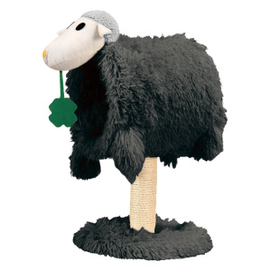 Zolux «YETI Овечка», Когтеточка с трубой для кошки, 30,5х30,5х62 см