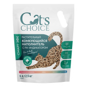  Растительный комкующийся наполнитель тофу Cat's choice с ароматом "Кофе"
