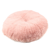 Gamma Лежанка-матрас для животных круглая "Перина" S, розовая, 400*400*60мм