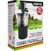 AQUAEL Turbo Filter Фильтр внутренний 1000 для очистки воды в аквариумах 150-250 литров, 1000л/ч, 11Вт, черный