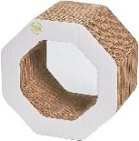 Doglike Когтеточка-домик Petsiki Okti M, картон, 300*190*300 мм с кошачьей мятой