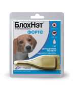 Астрафарм БлохНэт Форте капли на холку против клещей и блох для щенков и собак от 10 до 20 кг, 2 мл