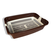 Россия Туалет для кошек «ЦарапычЪ» большой с низкой сеткой