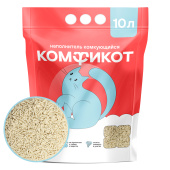 КОМФИКОТ  Наполнитель тофу комкующийся без аромата, 10 л