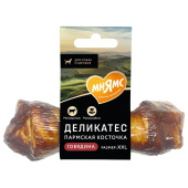 Мнямс Лакомство Мнямс Деликатес Пармская косточка для собак размер XXL 120 г