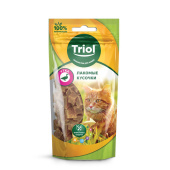 Triol Лакомство для кошек «Лакомые кусочки из утки», 40 г