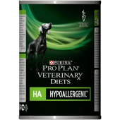 Purina Veterinary Diet HA для щенков и взрослых собак, для снижения непереносимости ингредиентов и питательных веществ, Консерва, 400 г