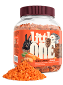 Little One Сушеная морковь, лакомство для всех видов грызунов, 200 г
