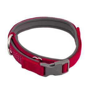 Каскад Ошейник нейлон "Премиум" светоотражающий с неопреновой подкладкой 25 мм*42/64 см
