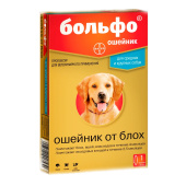 Bayer Больфо, ошейник против блох и клещей для собак средних и крупных пород, 66 см