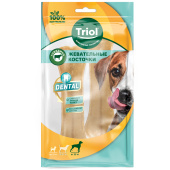 Triol Кость из жил жевательная DENTAL 16 см, 80-85 г (уп.2шт.)