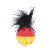 Зооник Погремушка малая с бубенчиком и мехом (1шт)