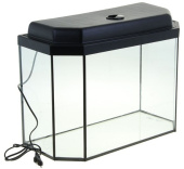 Россия Аквариум Панорама ЦВЕТНАЯ 30л +пласт.крышка 39*21 см