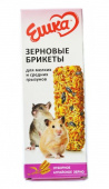Ешка Зерновые брикеты для мелких и средних грызунов, 80 г