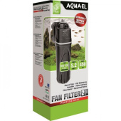 AQUAEL FAN-2 plus внутренний фильтр для аквариумов от 100 до 150 литров, 450 л/ч, 5,2 Вт, черный