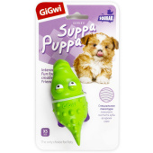 GiGwi Игрушка для маленьких собак Крокодильчик с пищалкой 10см, серия SUPPA PUPPA