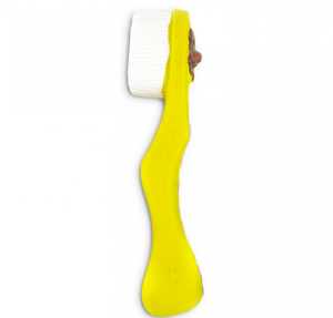 Чистый котик Игрушка для собак "Зубная щетка", с пищалкой, 17см