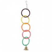 Triol Игрушка для птиц - Олимпийские кольца с колокольчиком BR-5, 27 см