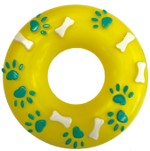 Зооник Игрушка для собак "Бублик с косточками и лапками" 12,5 см
