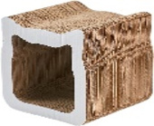 Doglike Когтеточка-домик Petsiki Catsi M, с кошачьей мятой 23*22*28 см