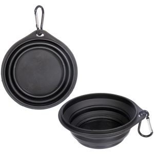  Миска складная силиконовая с корабином "Мой Бро", 350 мл, 12,5*7,5*4см цвет: 