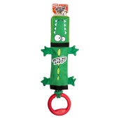 GiGwi Игрушка для собак Крокодил на верёвке с ручкой и пищалками 55см, серия BITE ME HARD