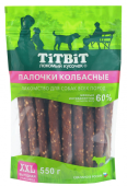 TiTBiT Палочки колбасные для собак всех пород 550 г - XXL выгодная упаковка
