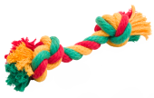 Dental Knot Doglike Грейфер канатный 2 узла средний (Красный-желтый-зеленый)