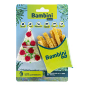 Bambini Игрушка для грызунов "Пицца и картофель фри" из люфы.