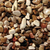 BARBUS Грунт для аквариума "Пестрая №1", натуральный, галька, 1-3 мм, 3,5 кг