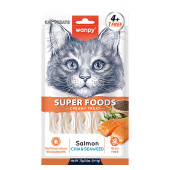 Wanpy Cat Пауч для кошек  из лосося с семенами чиа и водорослями 70 г 
