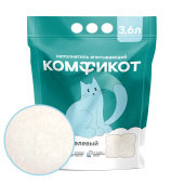 КОМФИКОТ  Наполнитель силикагелевый впитывающий без аромата, 3,6 л