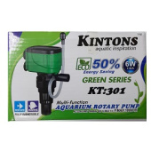 Kintons Помпа КТ301- 1000 л/ч, 40-65 л, 6 Вт, черно-зеленый