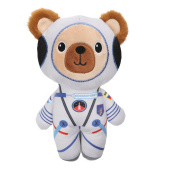 Triol Игрушка мягкая для собак "Медвежонок-космонавт", 250мм
