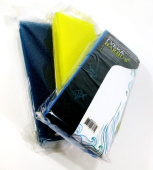 BARBUS SPONGE 043 Губка крупнопористая, цвет Mix: черная, голубая, желтая, 30*12*2 см