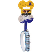  Ошейник для собак 1,5*37см "Шотландская клетка" Ultramarine цвет:  