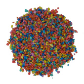 Россия Грунт цветное драже желтый,розовый,зеленый,синий. № 1 3-5мм 1кг