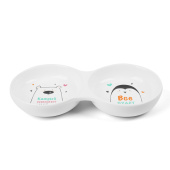 Triol Миска керамическая двойная "Север", 2*0,2 л