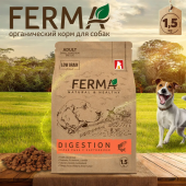 FERMA Digestion сухой корм для собак мелких и средних пород, с белой рыбой и картофелем, 1,5 кг