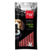 TiTBiT Дикий зов Лакомство для собак Колбаса с мясом утки и черникой 85г  27769