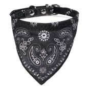 Triol Ошейник-бандана для собак мелких и средних пород, черный