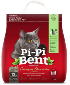 Pi-Pi-Bent Сенсация свежести, наполнитель для кошек, комкующийся, 5 кг