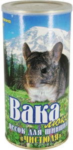 ВАКА Песок "ЧИСТЮЛЯ" 1,6 л для шиншилл 2,5 кг