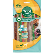 Triol Палочки жевательные DENTAL микс, 13 см, 80-100 г (уп.10шт.)