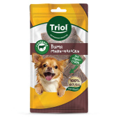 Triol Вымя говяжье "Мини-полоски" для собак мини пород, 50 г