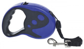 Балтфиш Автоматическая рулетка для собак 5м до 40 кг (Шнур, Синяя)