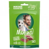 Molina АКЦИЯ !!! Снижение цены !!! Лакомство для собак всех пород и щенков стейк из ягненка и курицы, 50 г