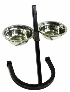 Россия Кормушка h-25 см 2*0,18л сварная D12 коричневая "Якорь"