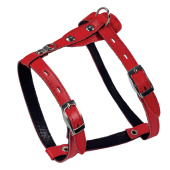 Triol Шлейка кожаная "Моника" обхват шеи 190-250 мм, обхват груди 280-340 мм